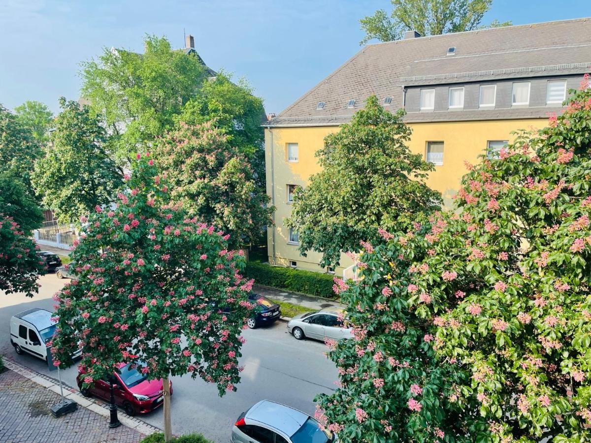 Lichtdurchflutete schicke Ferienwohnung in Zwickau Exterior foto
